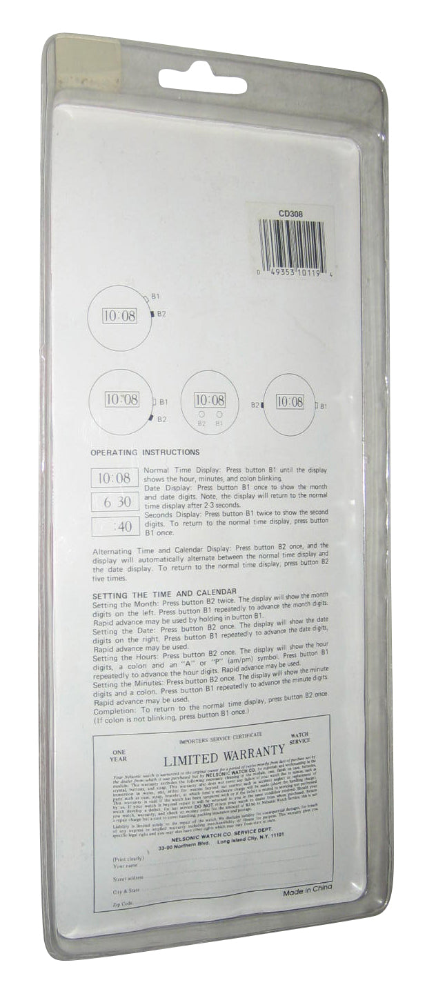 Animaniacs Yakko & Wakko (1995) Nelsonic Vintage Toy Quartz Kids Flip Watch