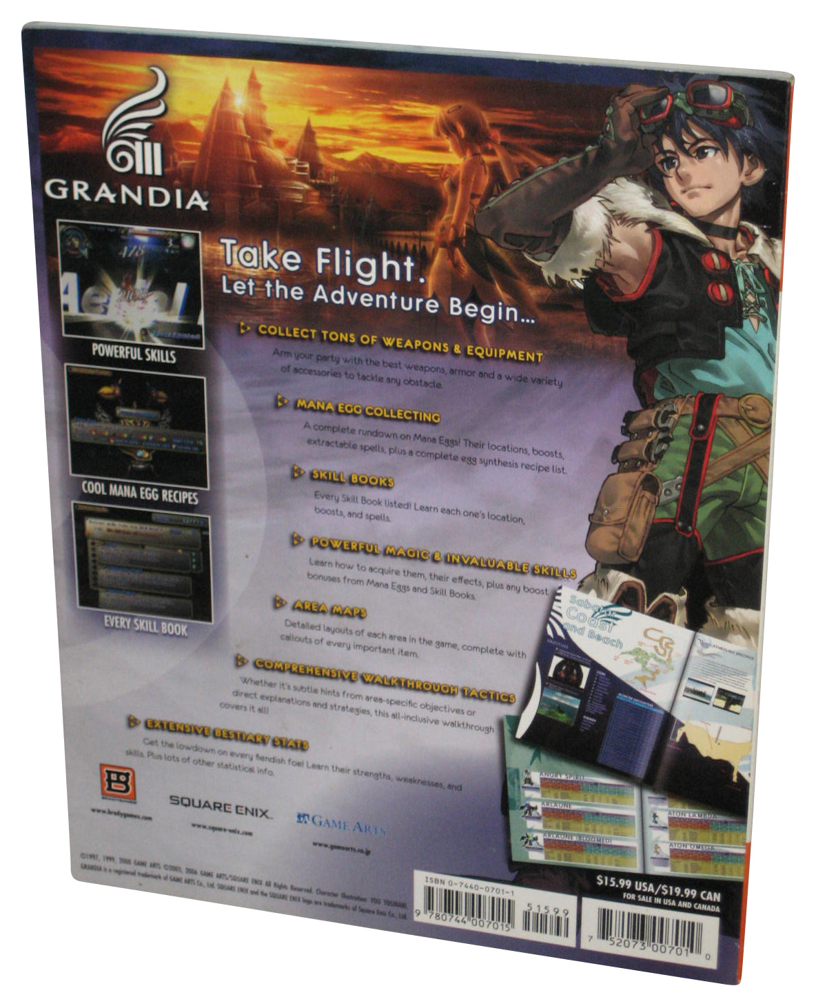 Grandia III Brady Games Official Strategy Guide Book