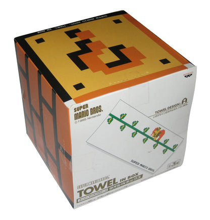 Nintendo Super Mario Bros. Banpresto (2006) Small Towel In Box - (Climbing Beanstalk)