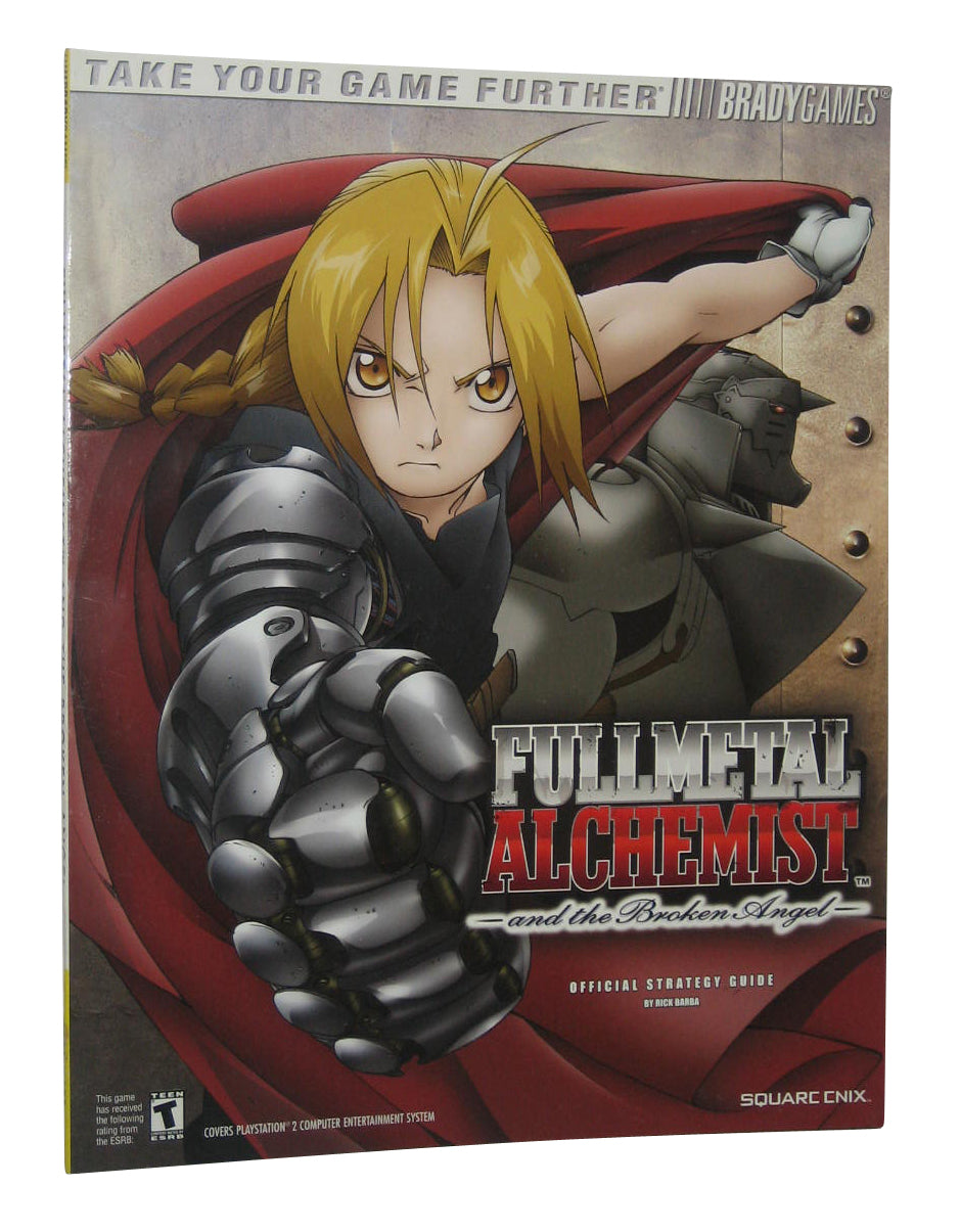 Full Metal Alchemist And The Broken Angel Brady Games Strategy Guide Book