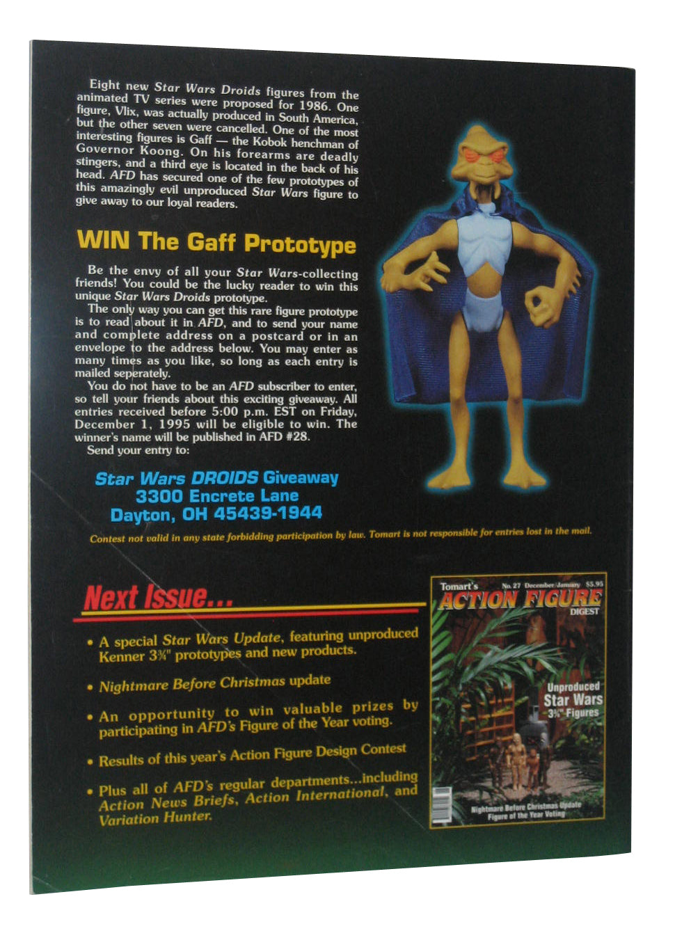 Spawn Tomart's Action Figure Digest November #26 Magazine Book