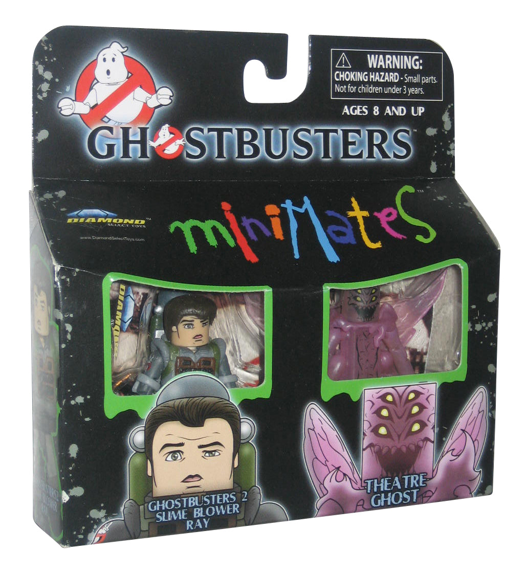 Ghostbusters Minimates Slime Blower Ray Stantz Theatre Ghost Figure Set