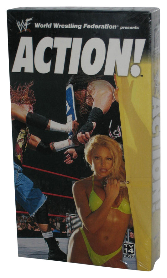 WWF Action! (2001) WWE Wrestling VHS Tape