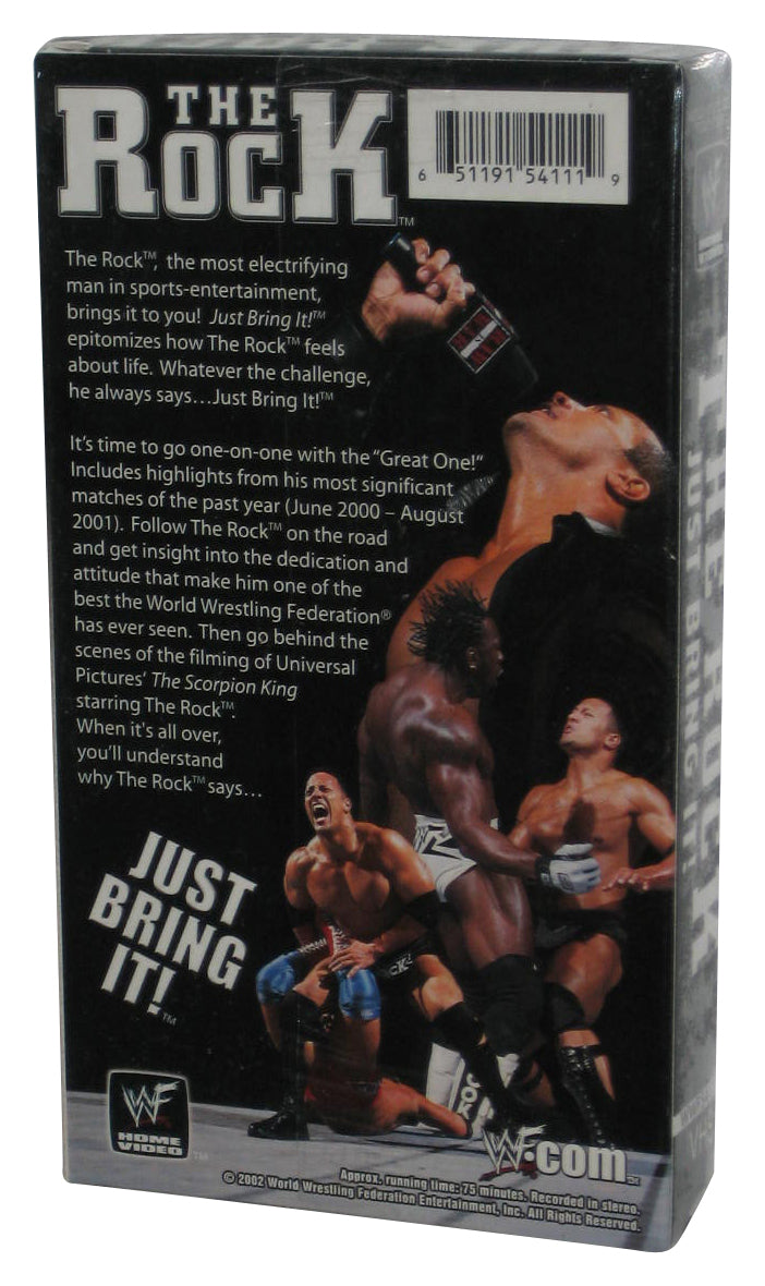 WWF The Rock Just Bring It (2001) WWE Wrestling VHS Tape