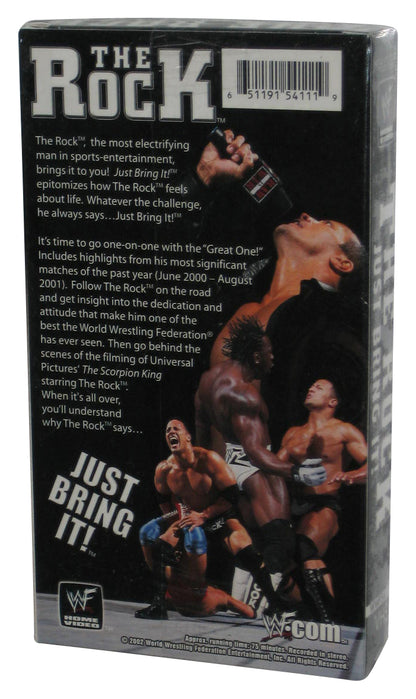 WWF The Rock Just Bring It (2001) WWE Wrestling VHS Tape