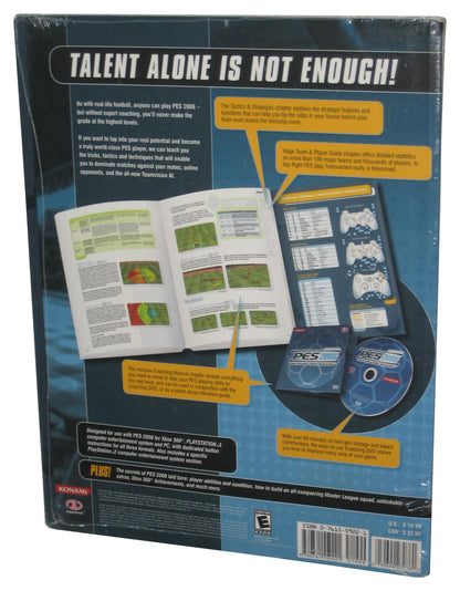 Pro Evolution Soccer 2008 Prima Official Strategy Guide Book w/ Coaching DVD