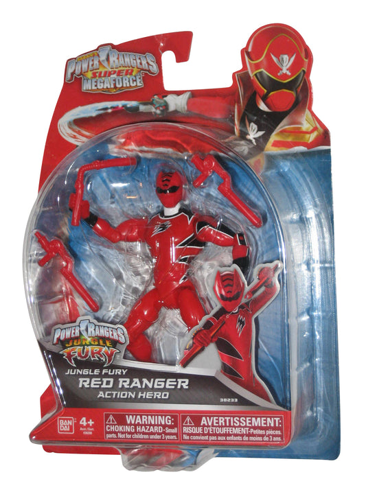 Power Rangers Super Megaforce 5" Jungle Fury Red Action Hero Figure