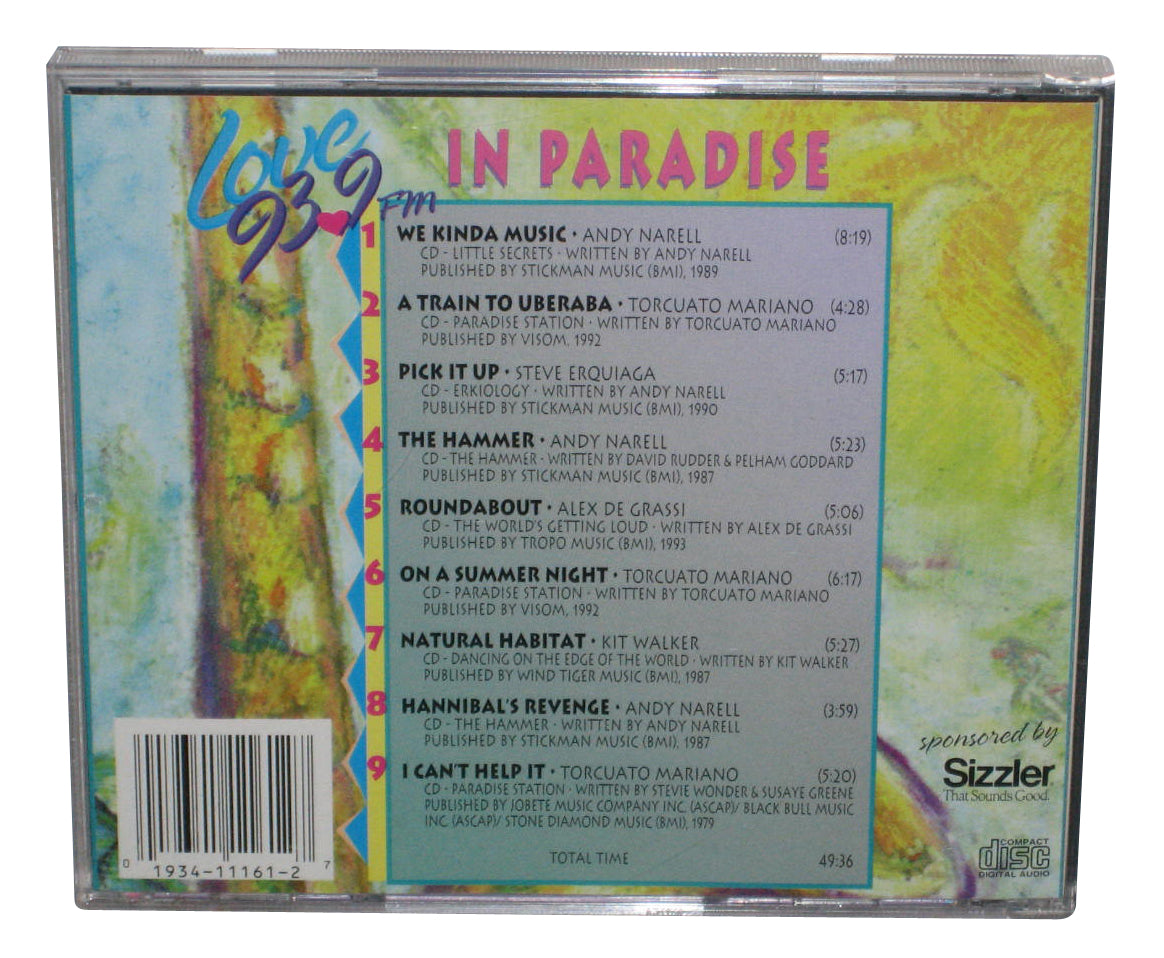 Love In Paradise 93.9FM Island Rhythms Sizzler Music CD