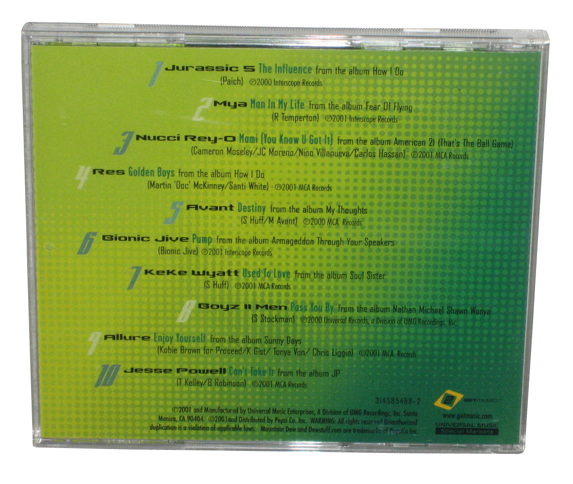 Dew Stuff Music CD - (Jurassic 5 / Boyz II Men / Mya)