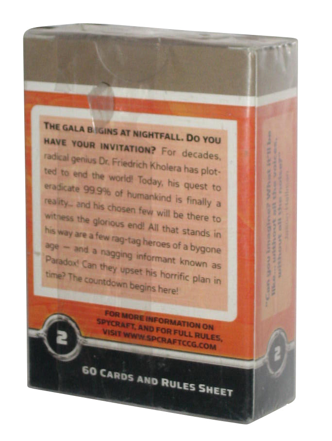 Spycraft Extinction Agenda Collectible Trading Card Game Deck