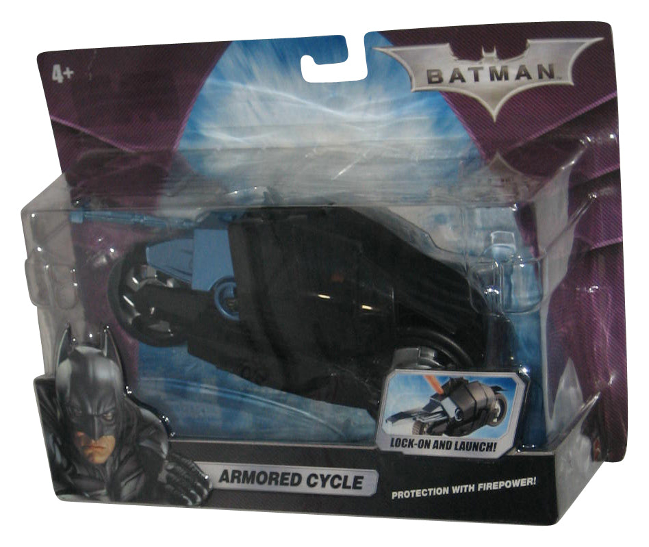 DC Comics Batman Dark Knight Armored Cycle Mattel Toy Vehicle w/ Lock-On Launch