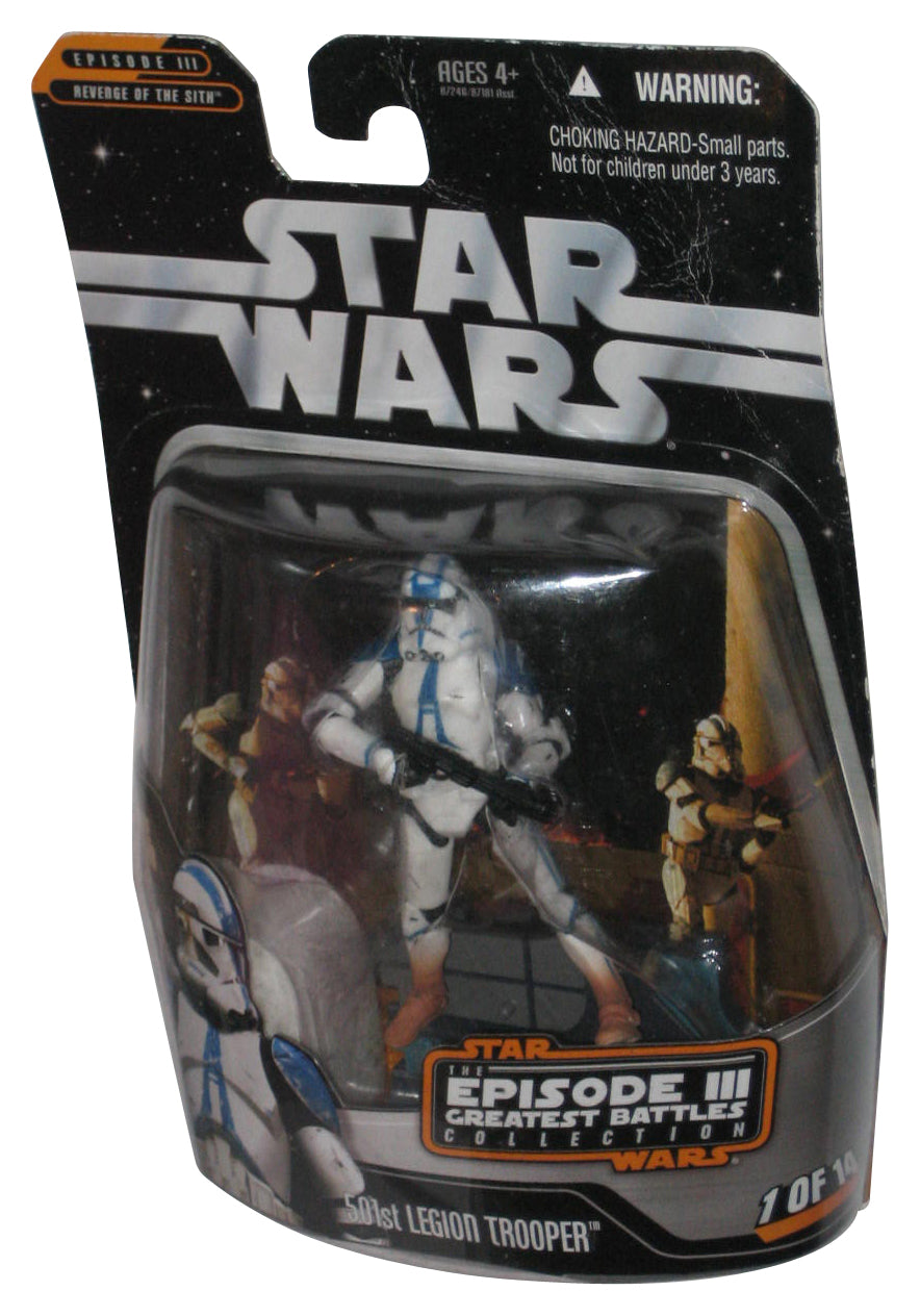 Star Wars 501st Legion Trooper Episode III Greatest Battles Saga Collection Figure - (Minor Wear)
