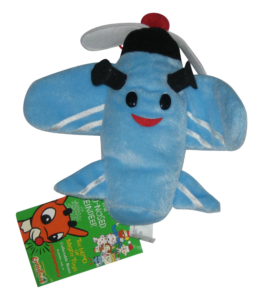 Rudolph Island of Misfit Toys Blue Misfit Plane (1999) CVS Toy Plush