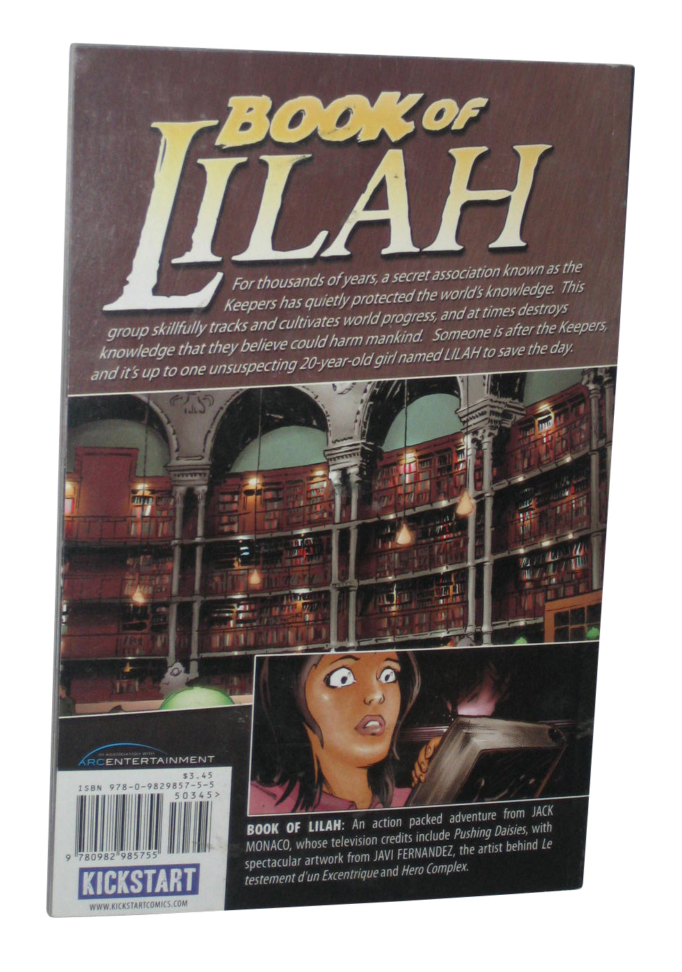 Book of Lilah Paperback Book - (Jack Monaco)
