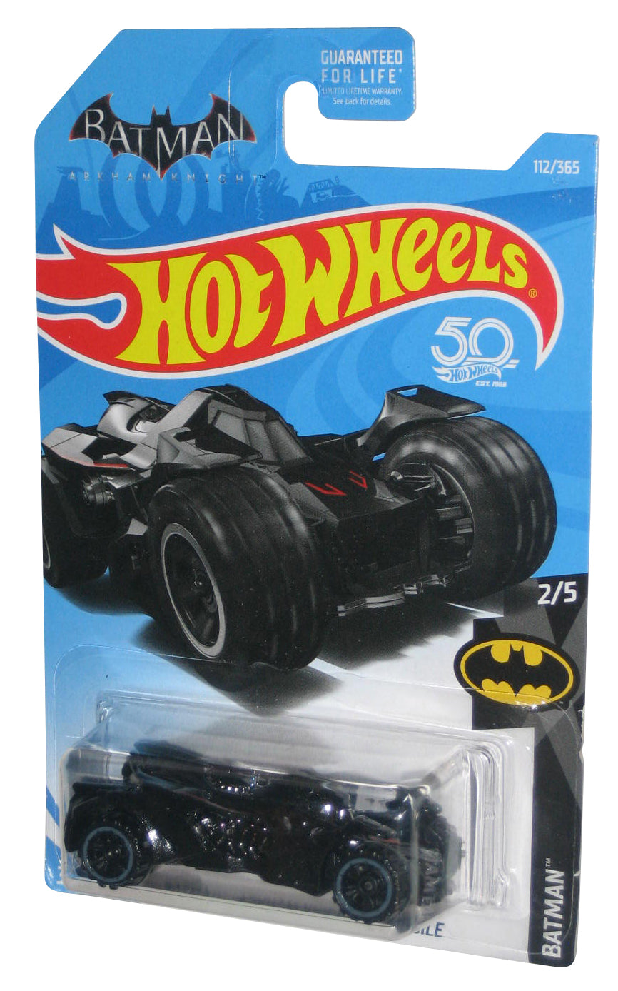 DC Batman Arkham Knight 50th (2017) 2/5 Hot Wheels Black Batmobile Car 112/365