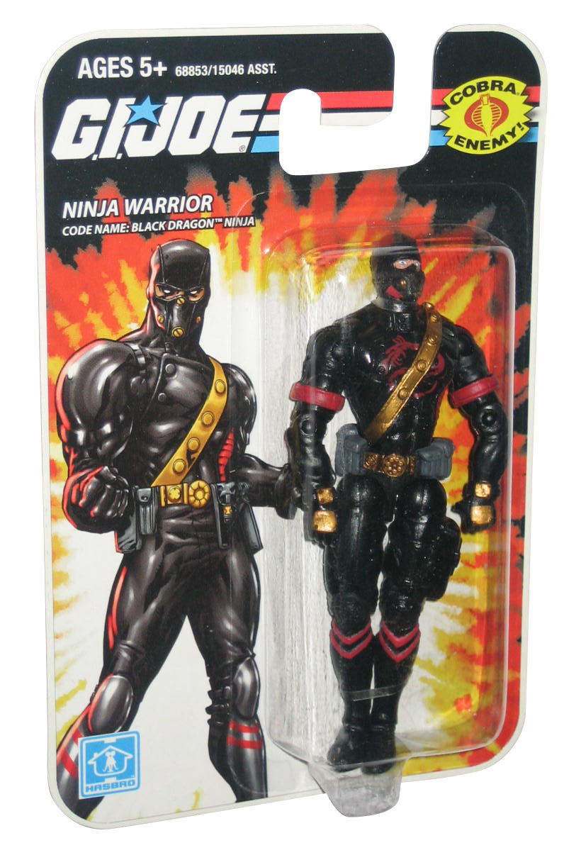 GI Joe Ninja Warrior Black Dragon 3.75 Inch Vintage Hasbro Figure