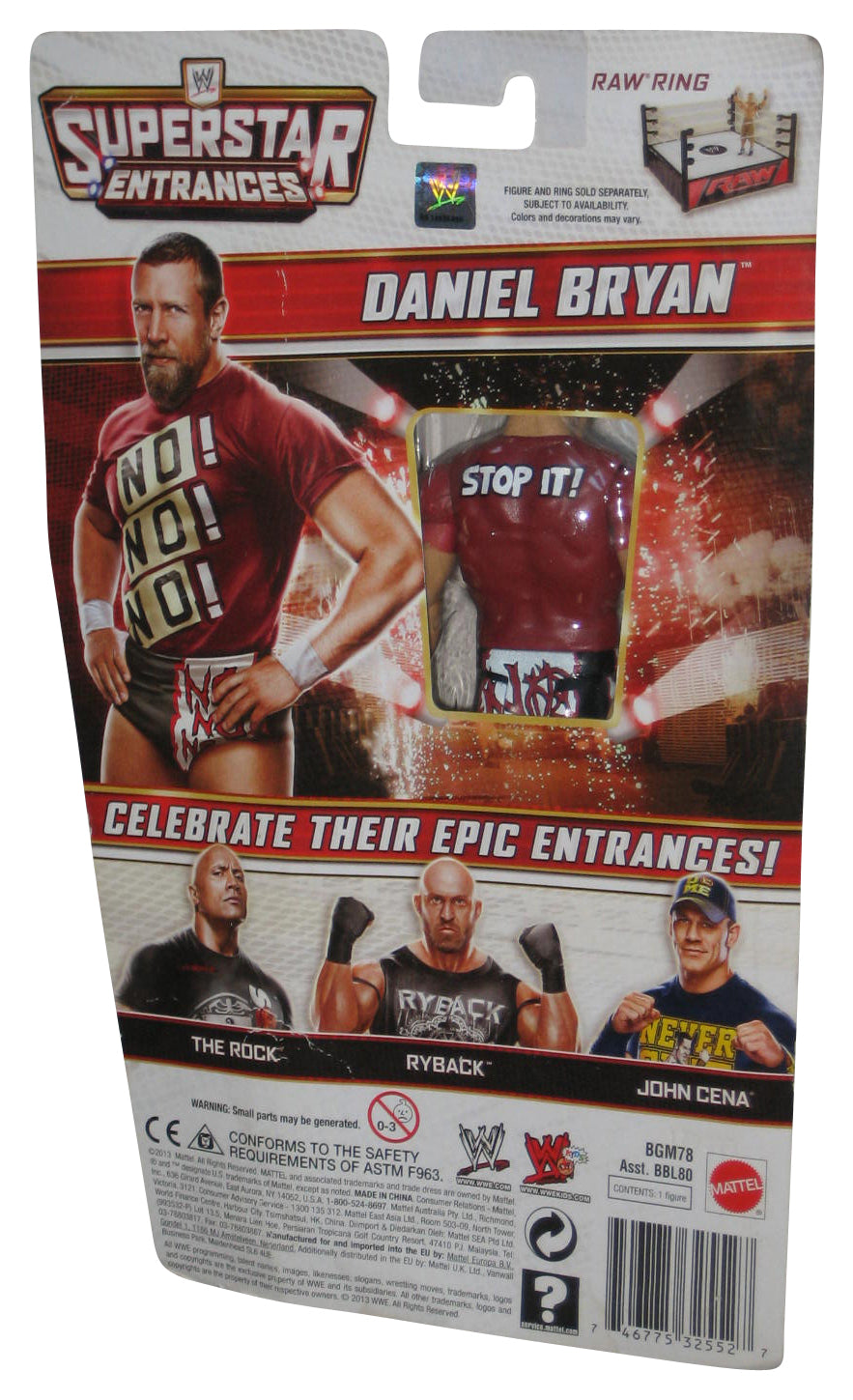 WWE 2013 Superstar Entrances Daniel Bryan (2013) Wrestling Figure - (Wal-Mart Exclusive)