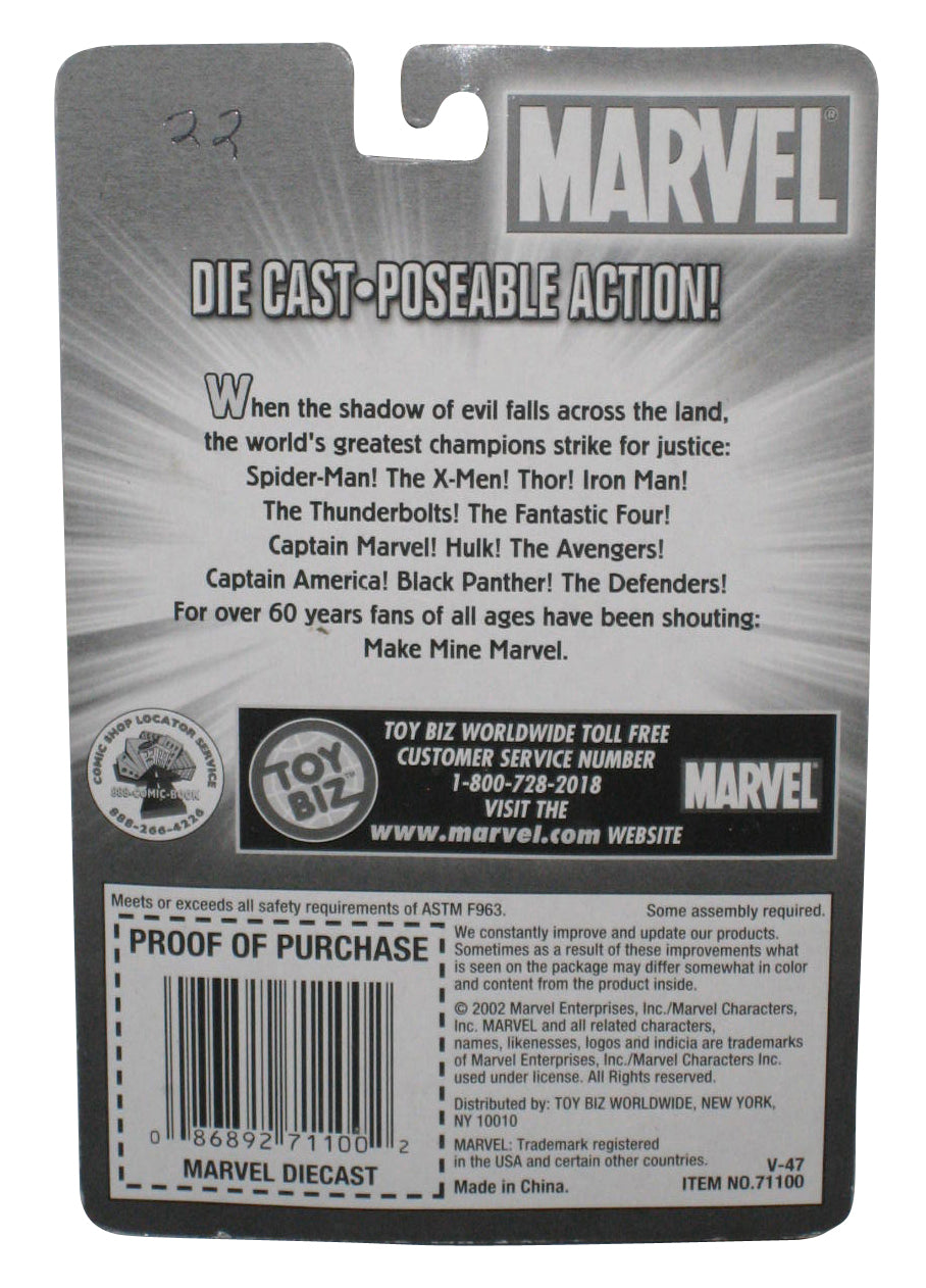 Marvel X-Men Silver Samurai Die-Cast Poseable Toy Biz Mini Figure