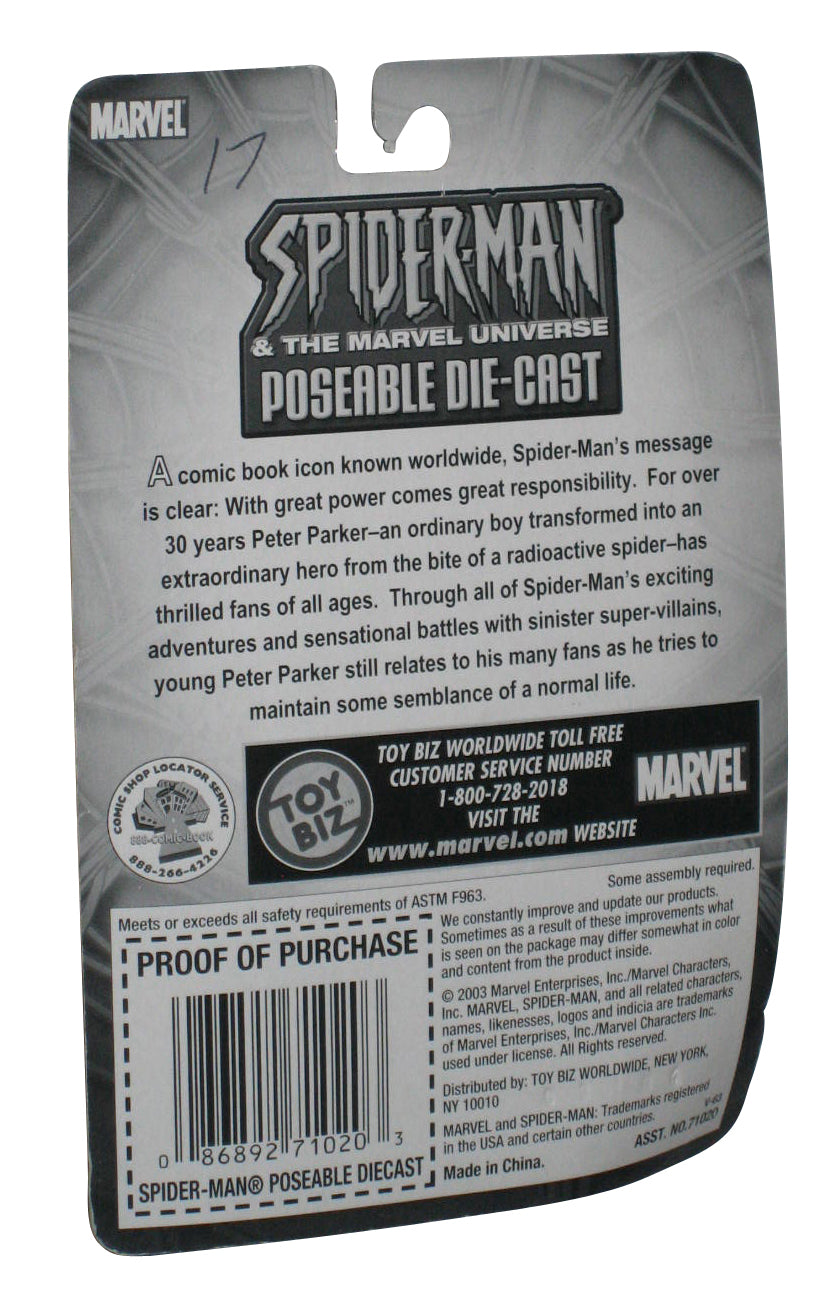 Marvel Spider-Man X-Men Beast Die-Cast Poseable (2003) Toy Biz Mini Figure