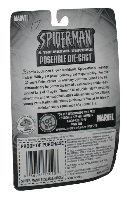 Marvel Spider-Man X-Men Beast Die-Cast Poseable (2003) Toy Biz Mini Figure