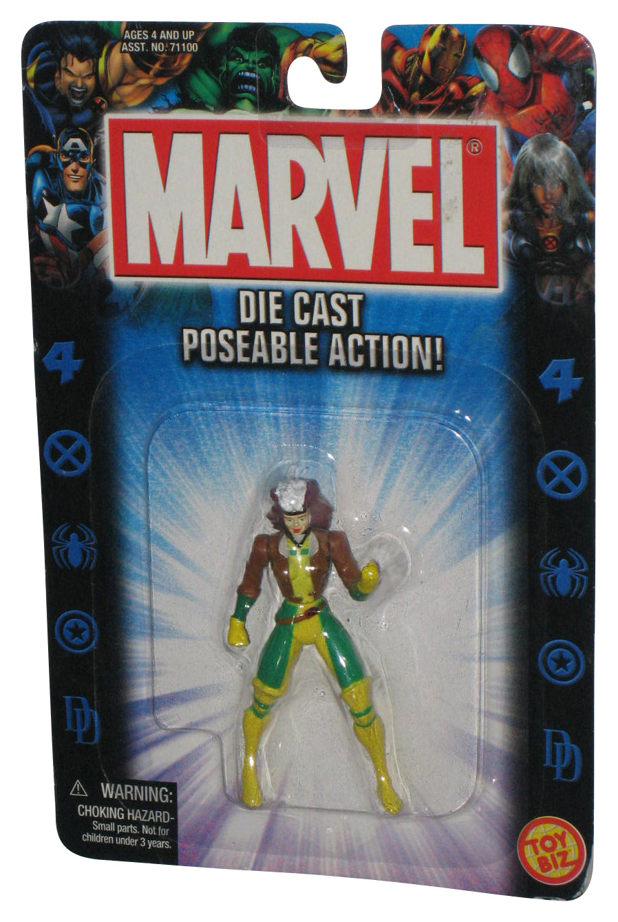 Marvel X-Men Rogue Die-Cast Poseable (2002) Toy Biz Mini 2.5 Inch Figure