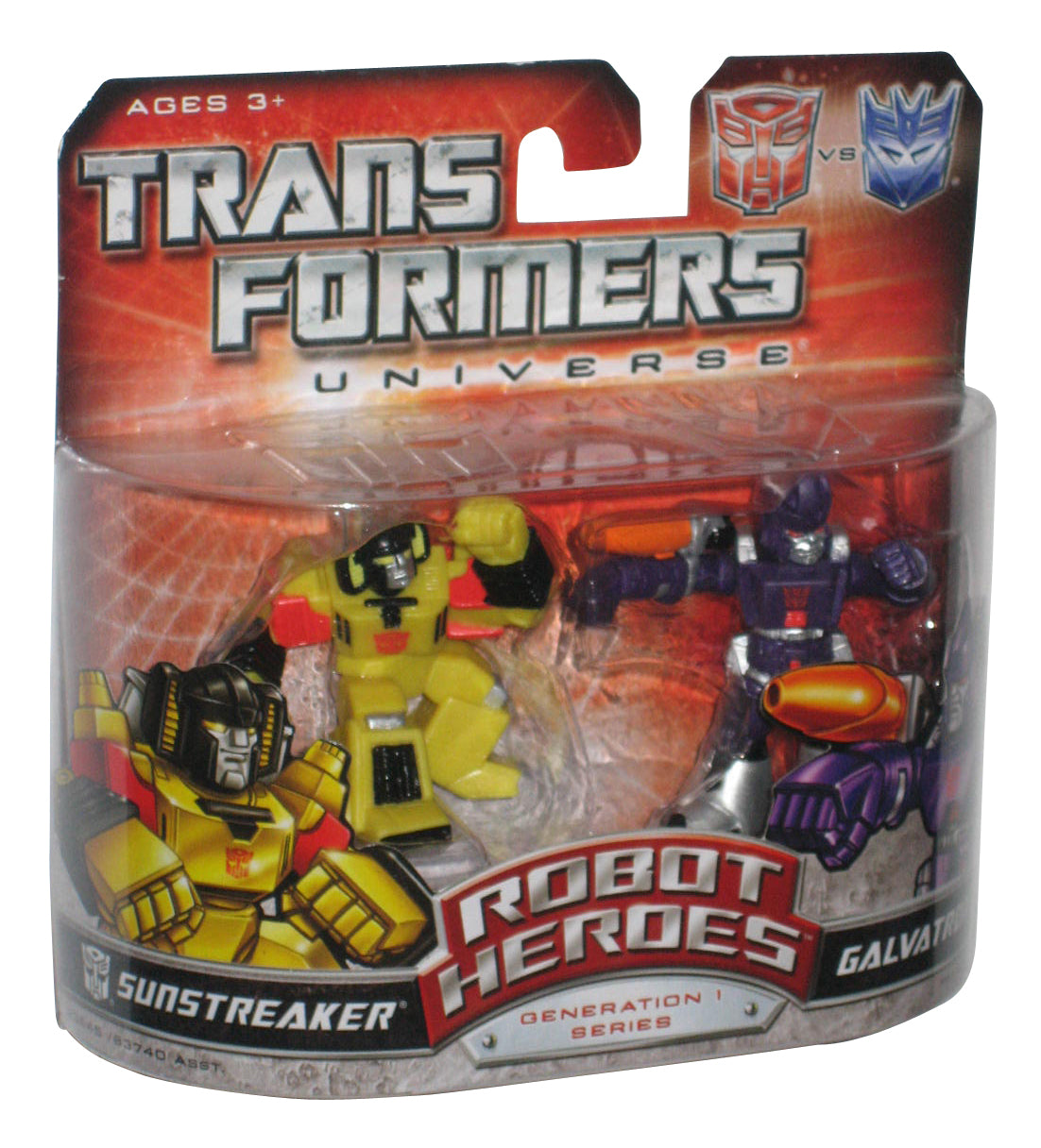 Transformers Universe Robot Heroes Sunstreaker Vs Galvatron Figure Set