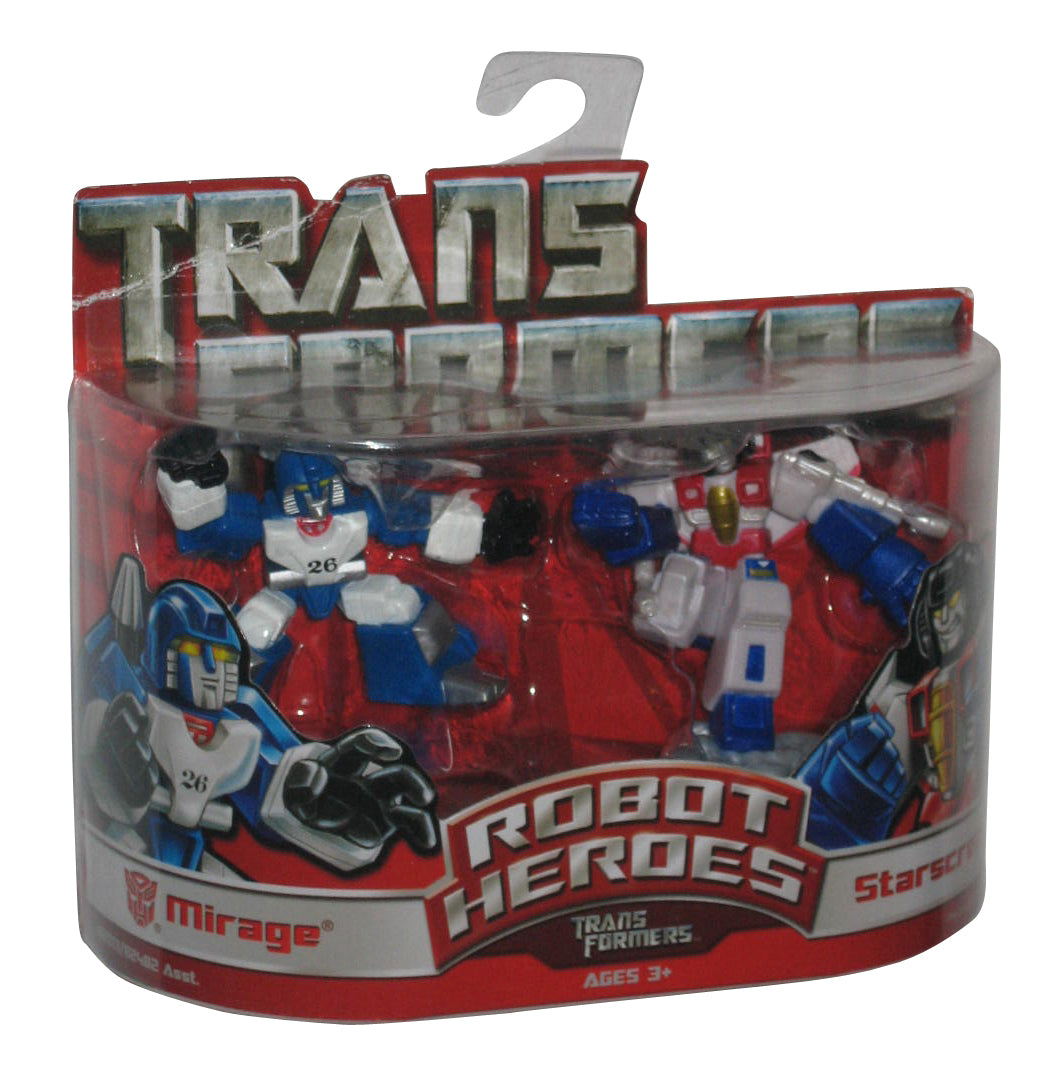 Transformers Universe Robot Heroes Ultra Mirage Vs Starscream Figure Set