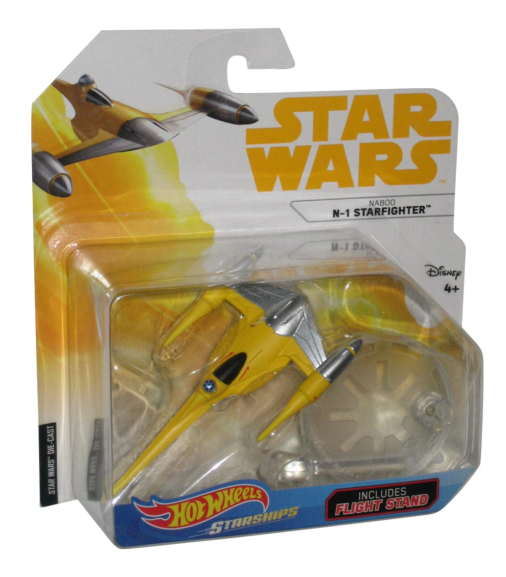 Star Wars Hot Wheels Naboo N-1 Starfighter Starships Vehicle Toy