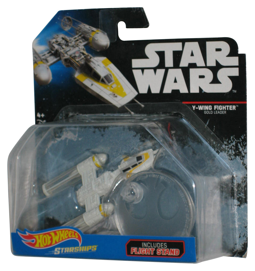 Star Wars Hot Wheels Rogue One (2014) Y-Wing Gold Leader Starships Vehicle Toy