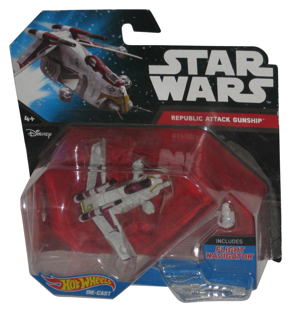 Star Wars Hot Wheels (2014) Republic Attack Gunship Starships Toy Vehicle
