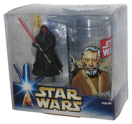 Star Wars The Phantom Menace (2003) Hasbro Darth Maul Action Figure with Cup