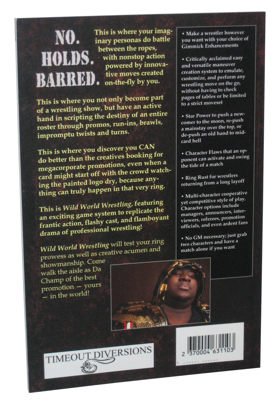 Wild World Wrestling Main Event Edition Rulebook Paperback Book