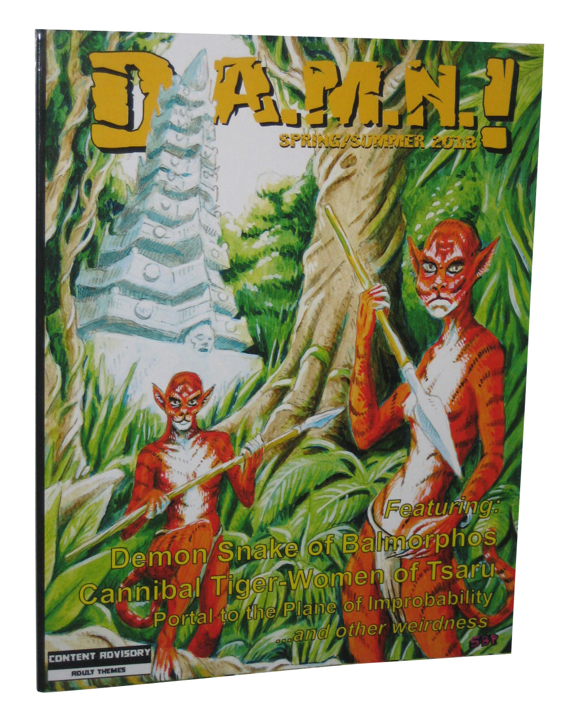 D.A.M.N.! Spring Summer 2018 Rare DCC RPG Paperback Book