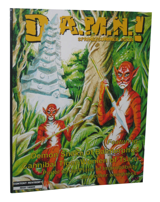 D.A.M.N.! Spring Summer 2018 Rare DCC RPG Paperback Book