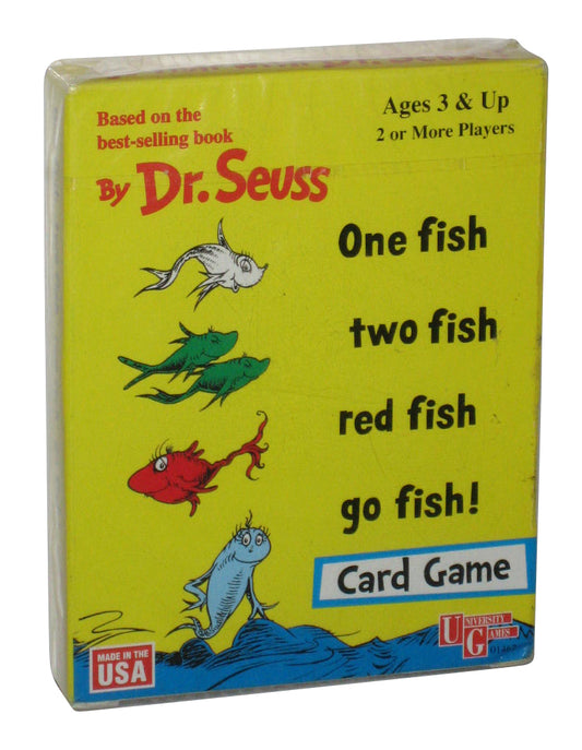 Dr. Seuss One Fish Two Fish Red Fish Blue Fish Card Game