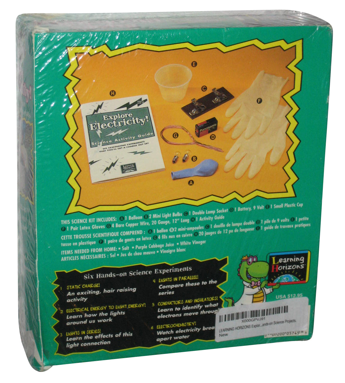 Professor T-Rex Science Explore Electricity Learning Horizons Kit