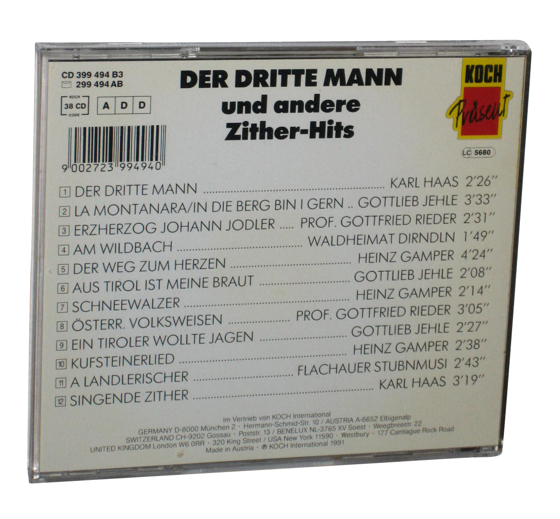 Der Dritte Mann & Andere Music CD
