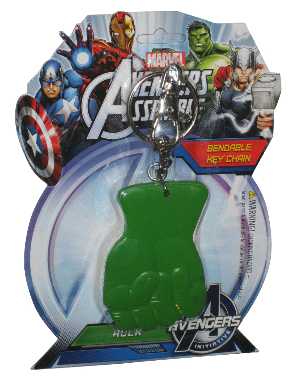 Marvel The Incredible Hulk Fist NJ Croce Bendable Keychain