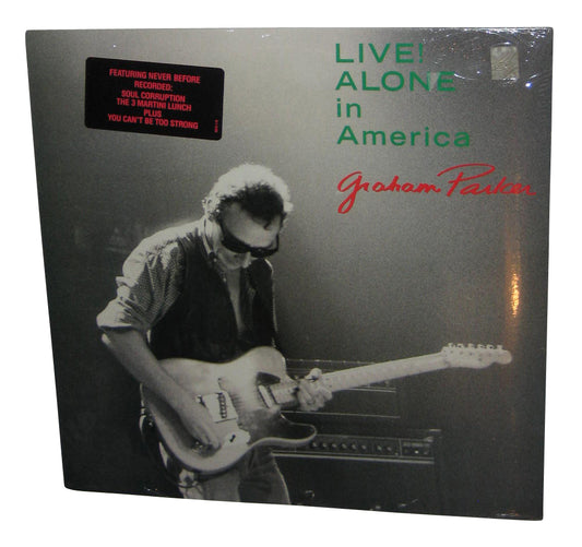 Graham Parker Live! Alone In America (1989) Vintage LP Vinyl Record