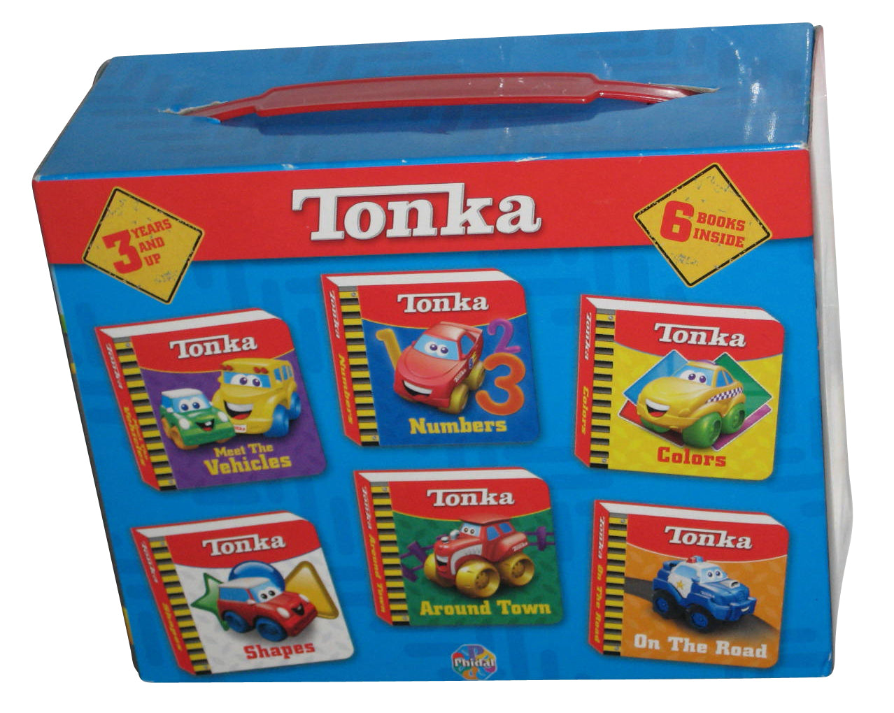 Tonka Book & Green (2009) Phidal Plush Toy Box Set - (6 Books)