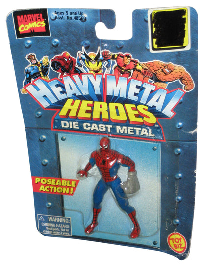Marvel Heavy Metal Heroes (1998) Toy Biz Spider-Man Web Fist Die-Cast Figure