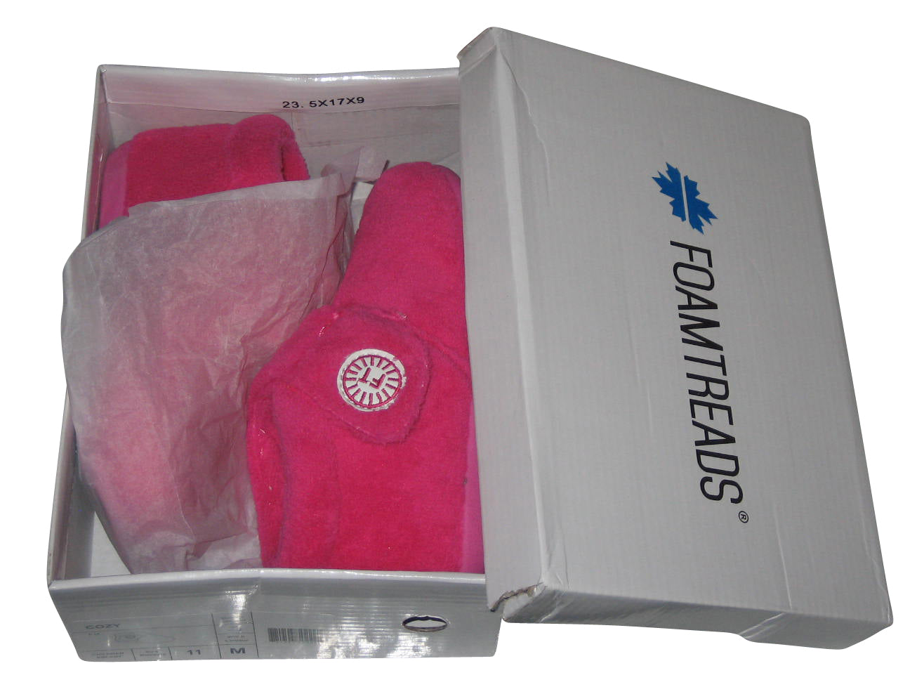 Foamtreads Kids Womens Cozy FT Foamtreads Toddler Little Kid Pink Slippers - (Size 11 M)