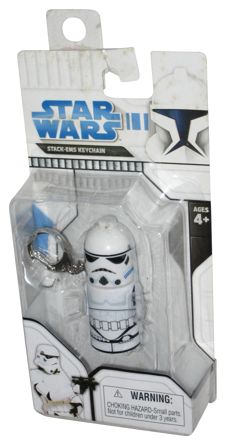 Star Wars Stack-Ems Stormtrooper (2008) Basic Fun Keychain - (Card Minor Wear)