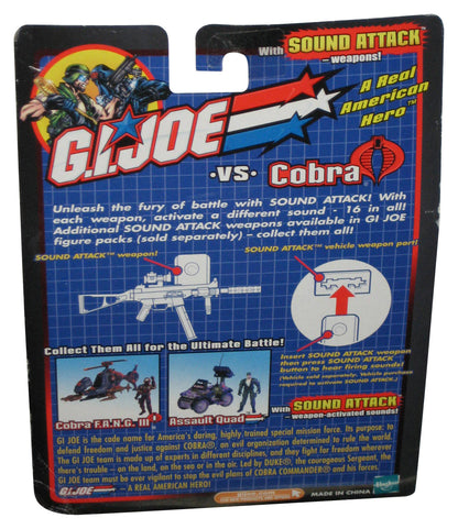 GI Joe Snake Eyes vs Cobra Commander Figure Pack Set w/ Sound Attack