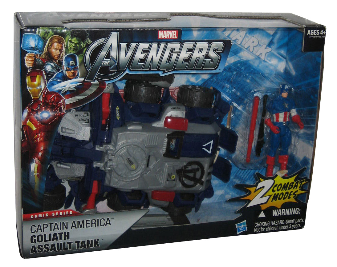 Marvel Captain America Comic Series Goliath Assault Tank Toy Figure Set