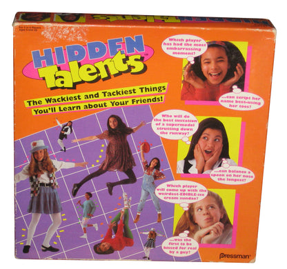 Hidden Talents Girls Kids (1994) Vintage Pressman Board Game