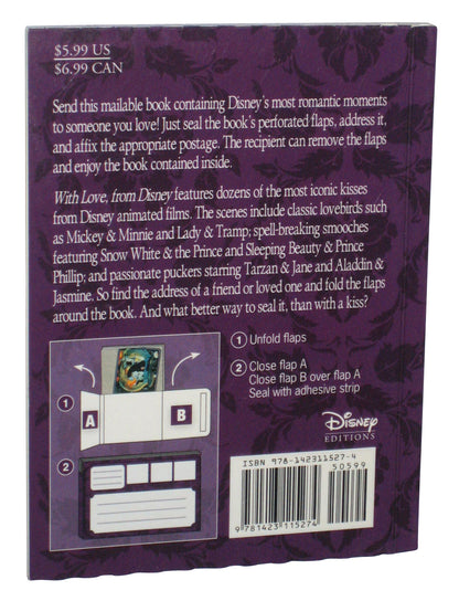 With Love From Disney Sleeping Beauty Paperback Book - (Seal Flap Mailable Gift)