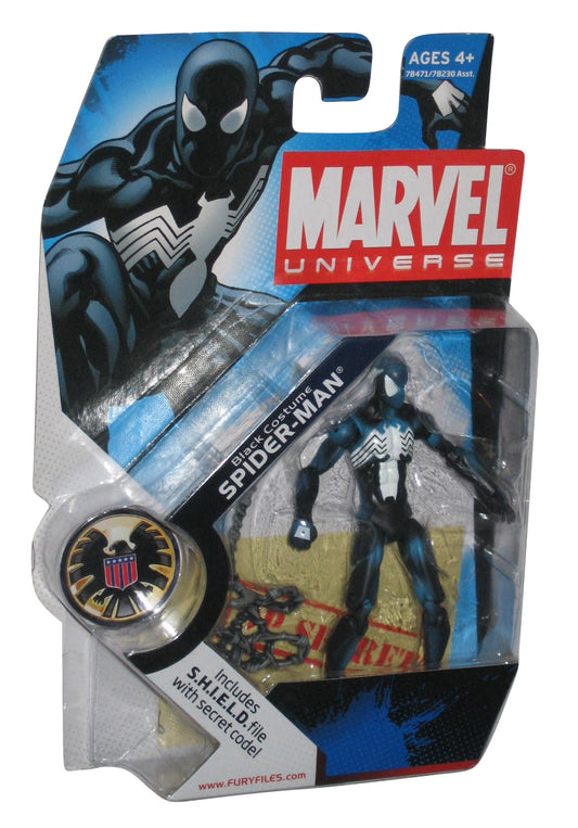 Marvel Universe Black Costume Spider-Man (2008) Hasbro 3.75 Inch Figure #018