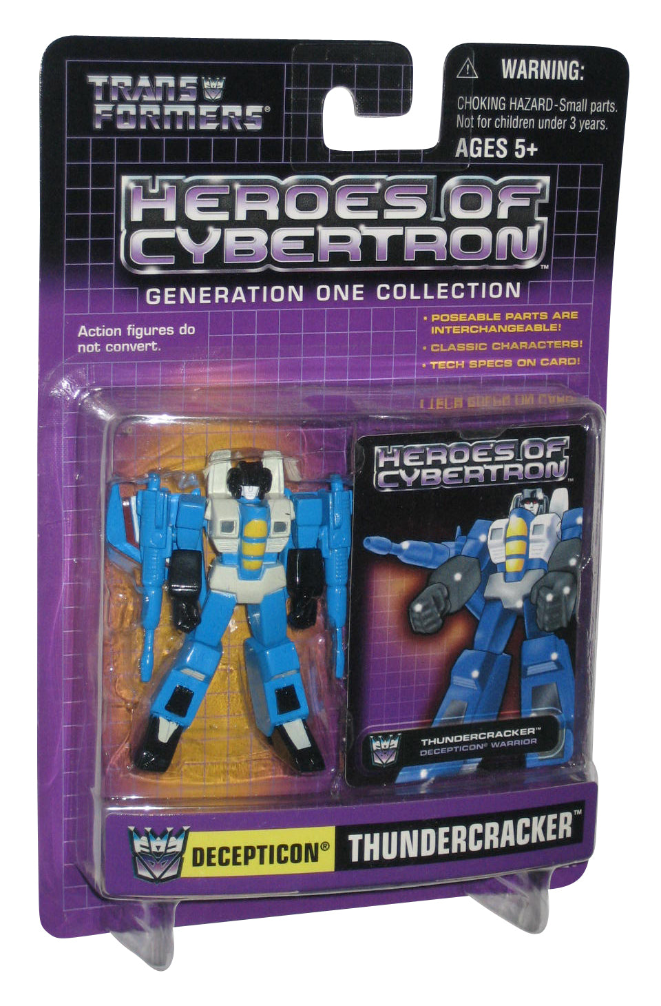 Transformers Heroes of Cybertron G1 Thundercracker (2001) Hasbro Figure