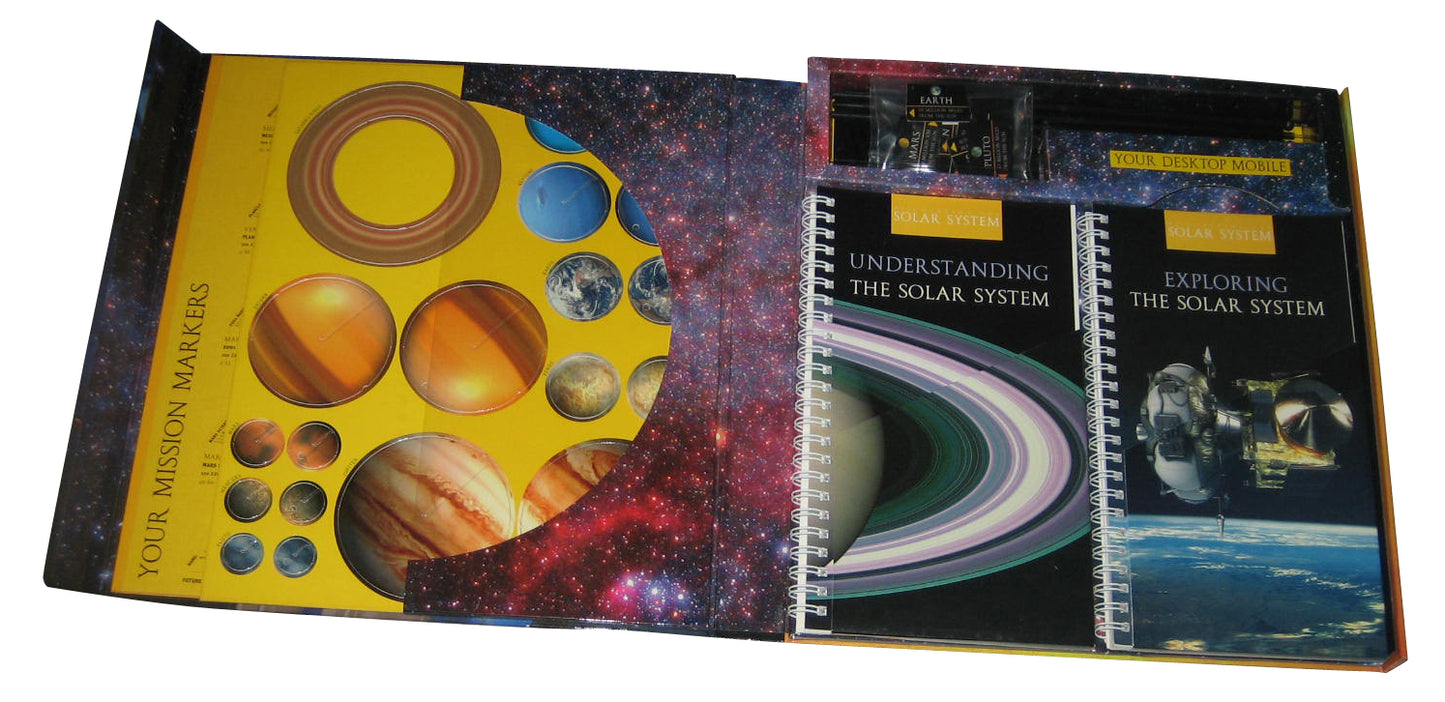 Barron's Discovering The Solar System Mobile Wall Chart & Book Kit - (David Hughes)